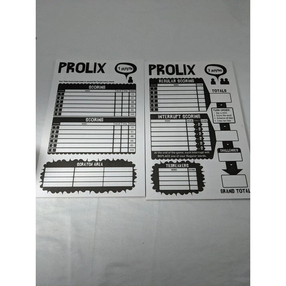 Zman Games Prolix Board Game Complete